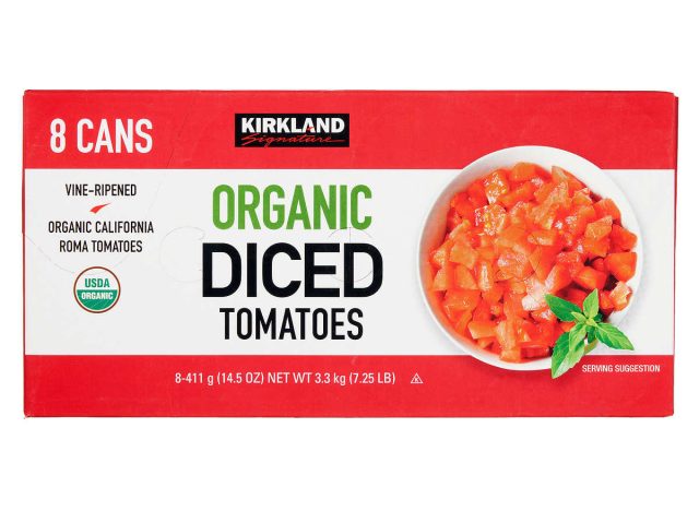 8-pack kirkland signature organic diced tomatoes