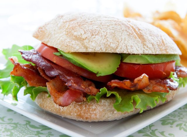 blt with avocado sandwich