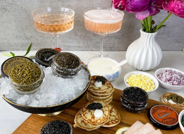 Costco's Tsar Nicoulai Caviar Tasting Flight Gift Set