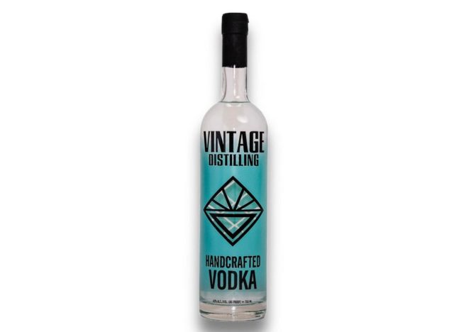 Vintage distilling vodka