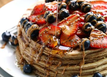 whole grain power pancakes